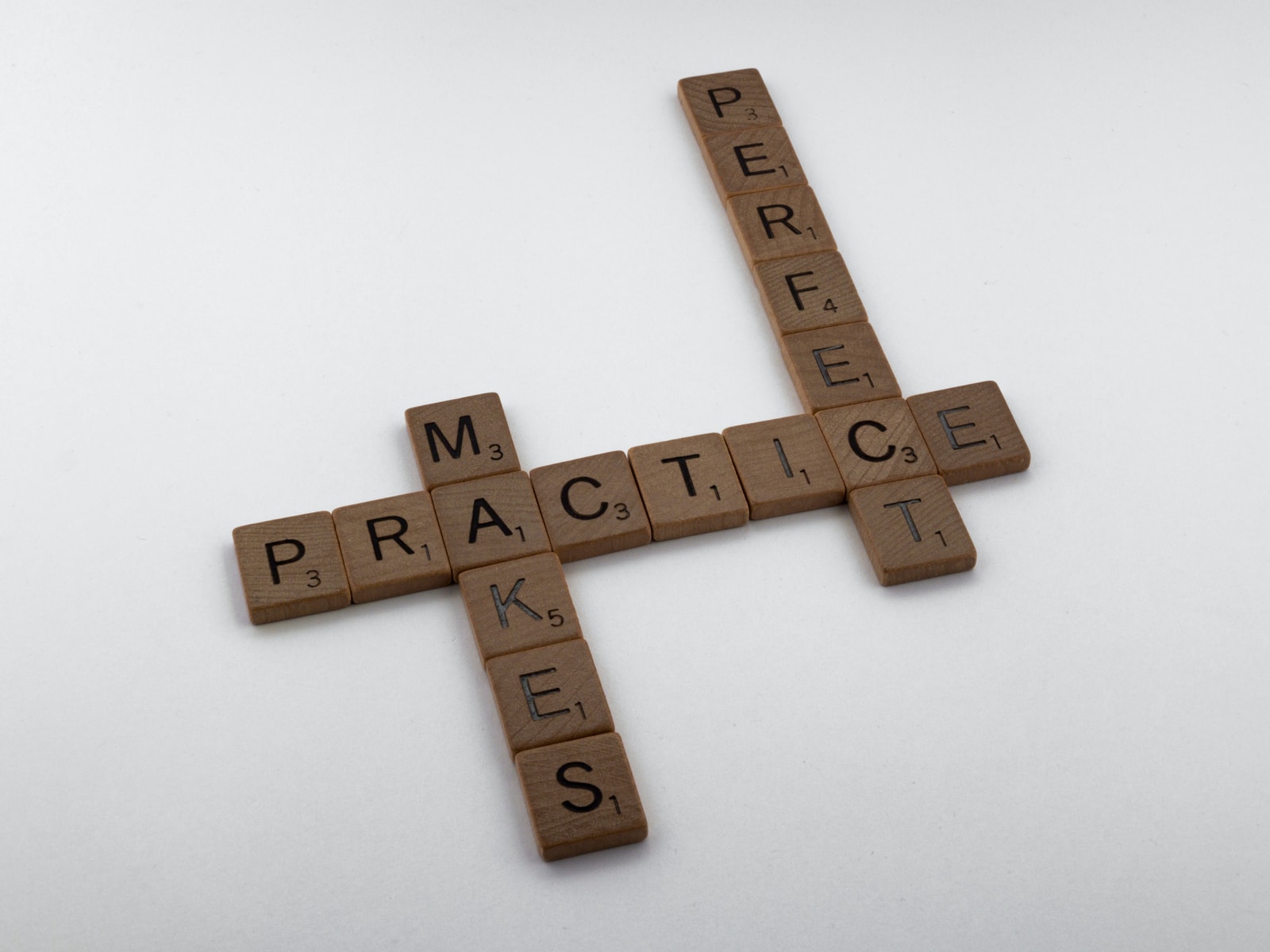 brown wooden cross on white surface